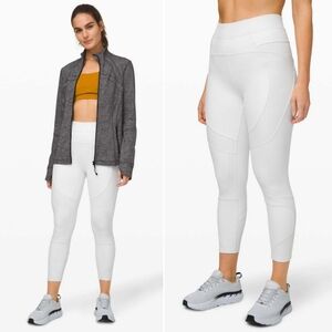 Lululemon New Ambition Super High Rise Tight in White